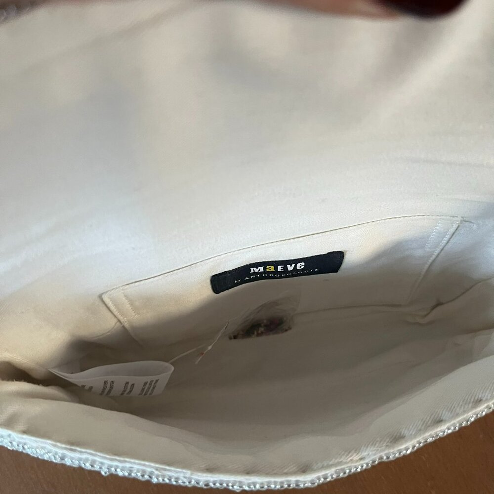 Anthropologie | Maeve The Fiona Beaded Bag Party Edition | Champagne Pattern - Picture 7 of 8